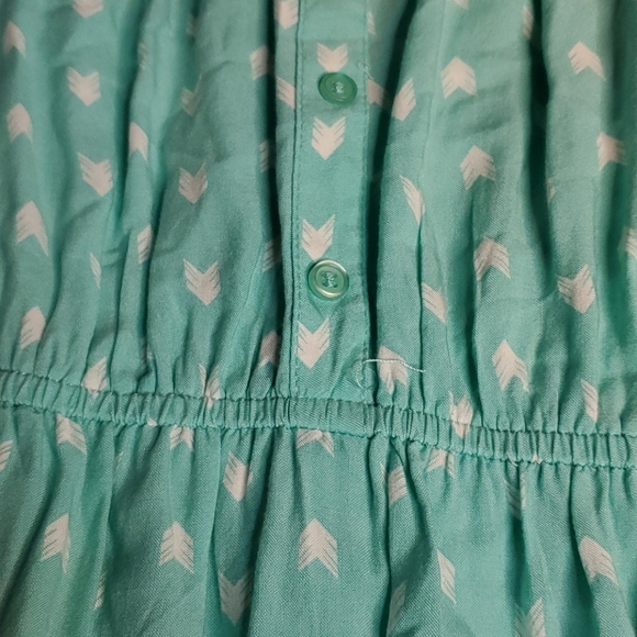 3/$25 Women Green/White Mossimo Supply Dress Size S/P - Picture 4 of 7